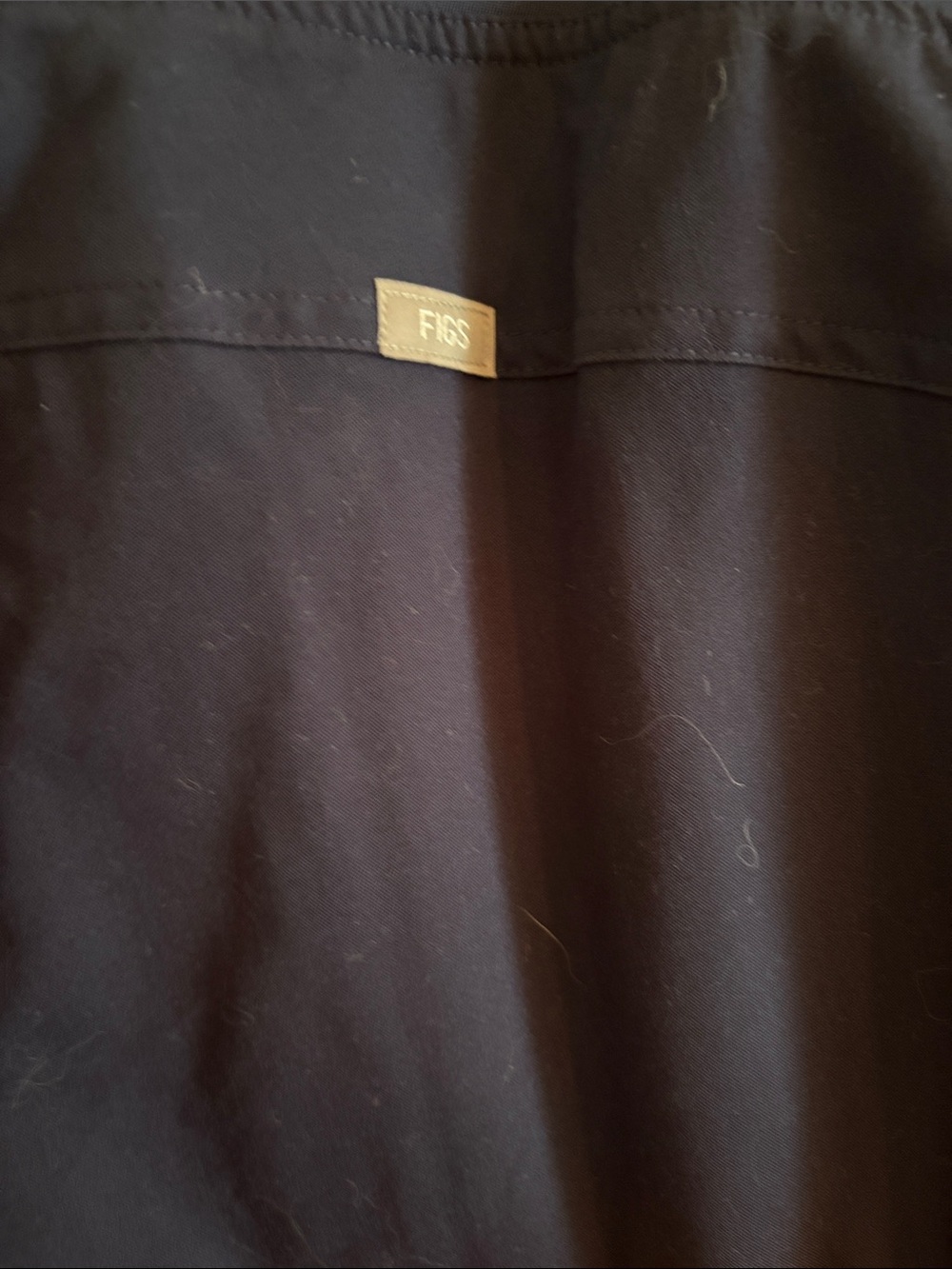Figs Navy Drawstring Women's Pants - Picture 3 of 6